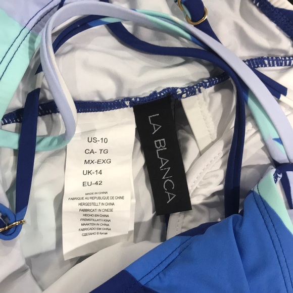 La Blanca Swim La Blanca Palm Reader Mio Surplice Underwire